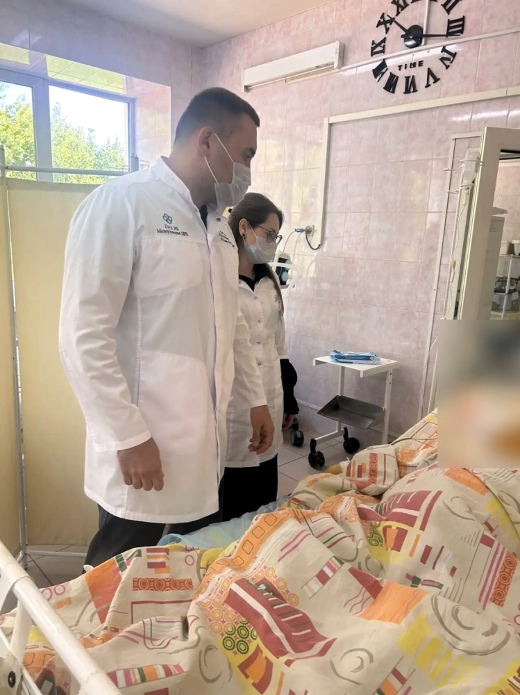 Главный врач провел утренний обход в отделении АиР (анестезиологии и реанимации)