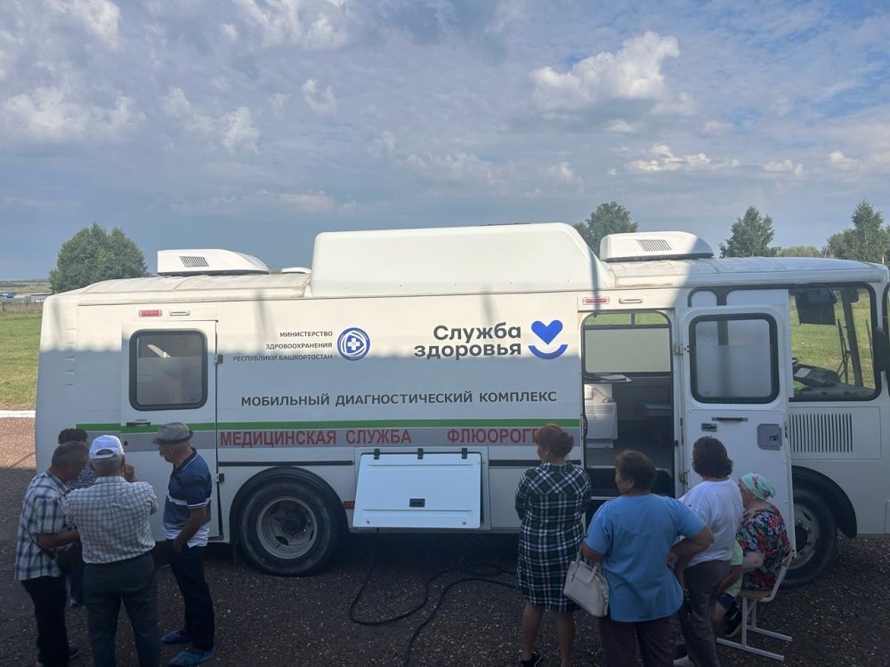 Вчера медицинский десант Мелеузовской ЦРБ высадился в деревне Саитовский