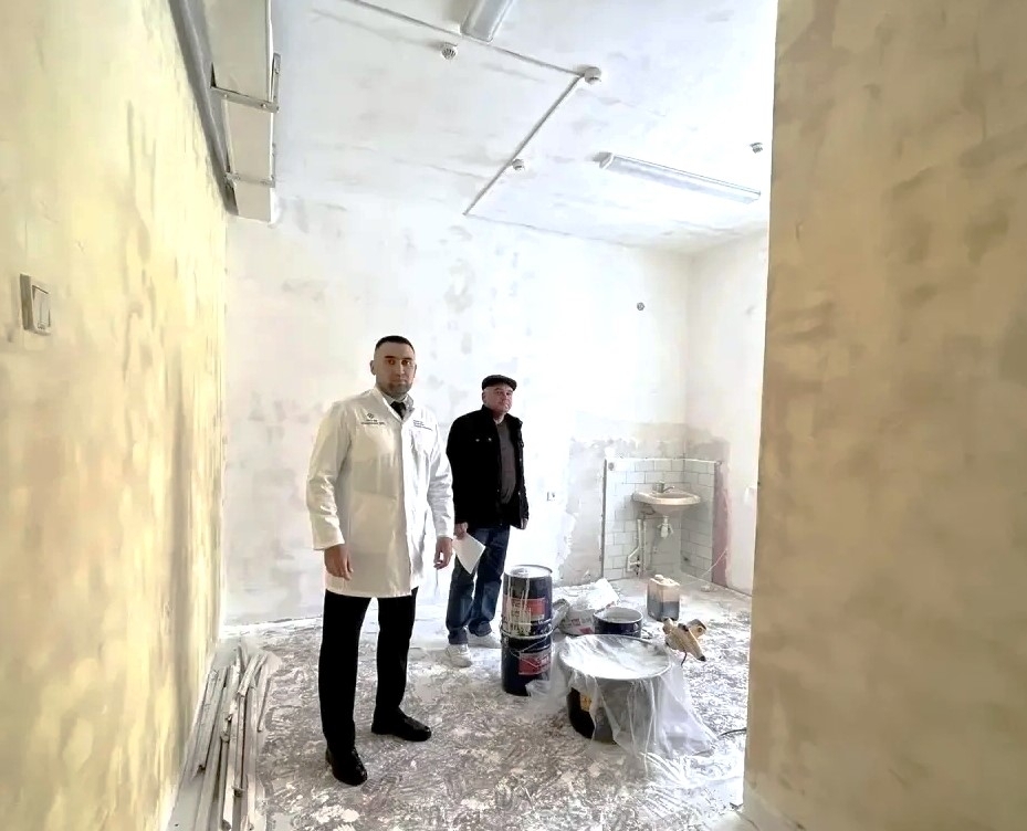 Ремонт в психиатрическом отделении продолжается